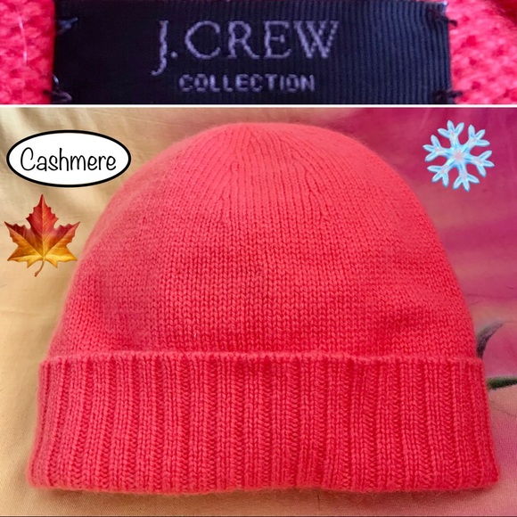 J. Crew Accessories - J. Crew Cashmere Knit Beanie Cap